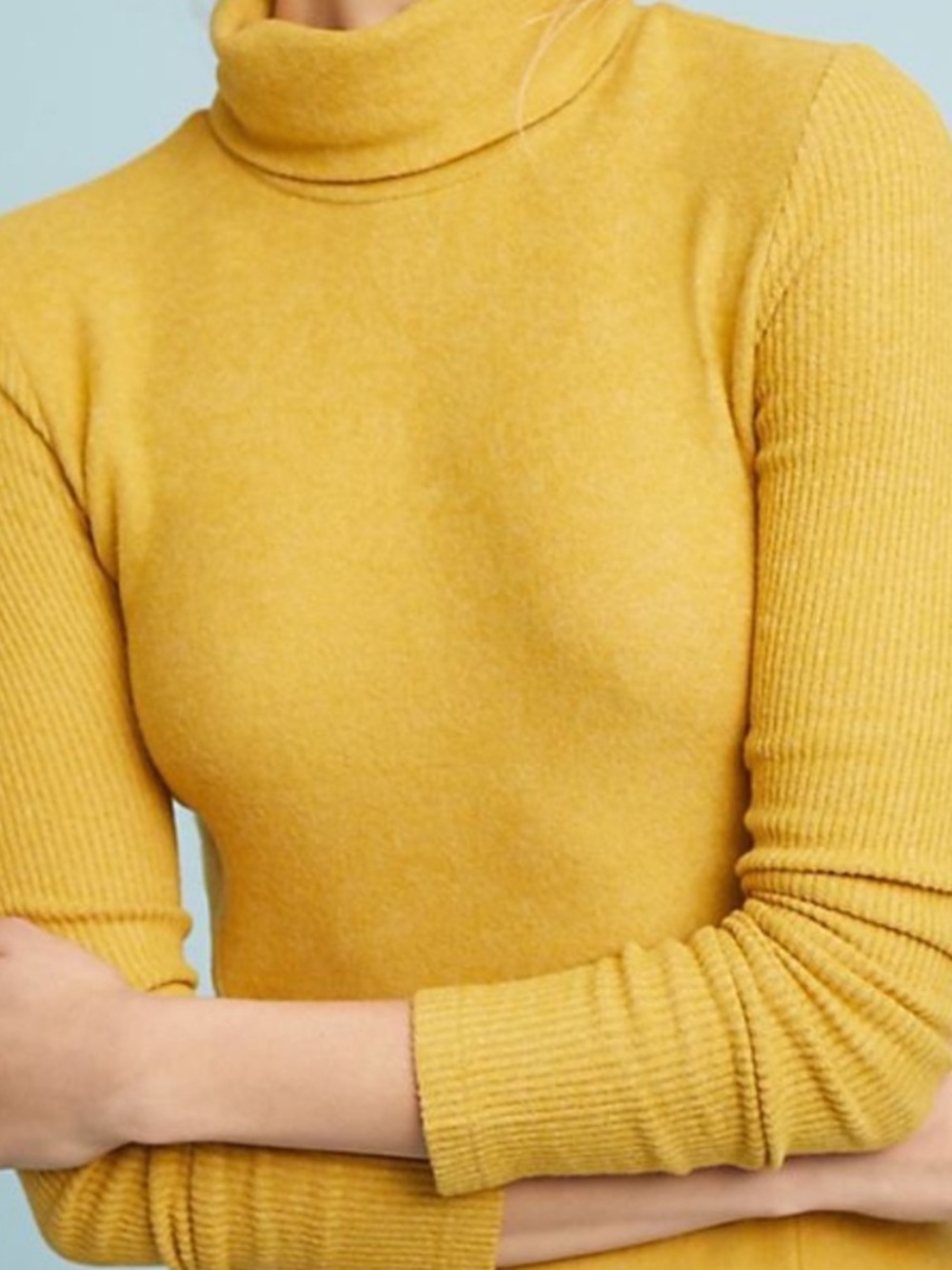 Anthropologie Brushed Fleece Sweater
